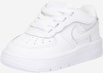 Nike Sportswear - Sapatilhas 'Force 1 EasyOn' em branco: frente