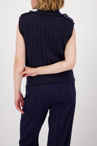 monari Strickweste in Blau