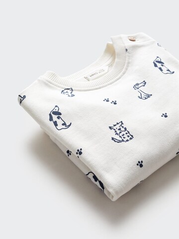 MANGO KIDS Sweatshirt 'DOGGY' in White