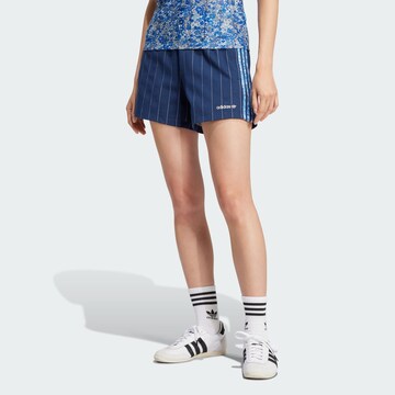 ADIDAS ORIGINALS Regular Pants 'Adidas Originals x Liberty London Tonal Sprinter' in Blue: front