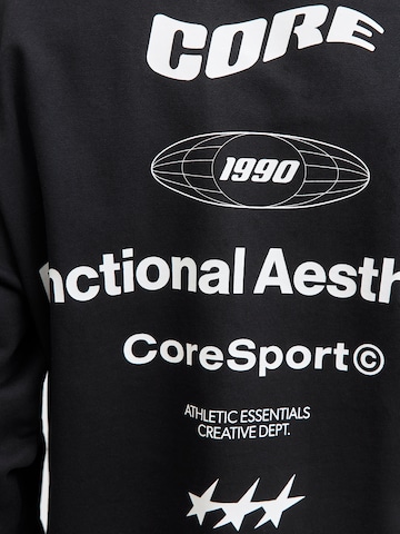 Sweat-shirt 'JCOSIGNAL' JACK & JONES en noir