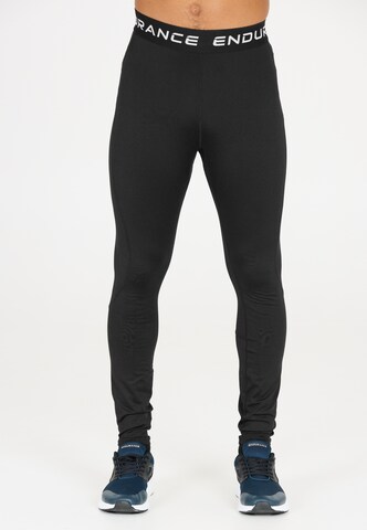 ENDURANCE Skinny Sporthose 'Power' in Schwarz: Vorderseite