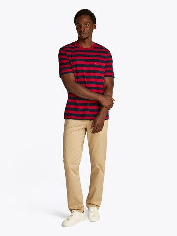 T-Shirt 'Essential' TOMMY HILFIGER en rouge