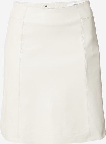 SELECTED FEMME Skirt 'NEW IBI' in Beige: front