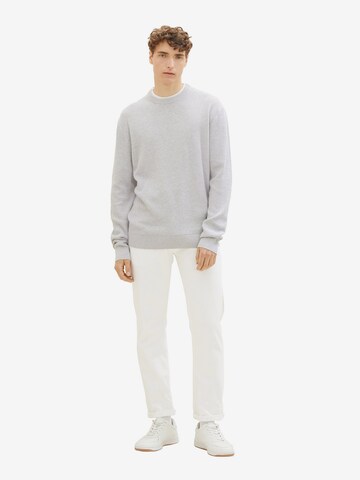 TOM TAILOR DENIM Pullover in Grau