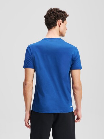T-Shirt 'Kameo' Karl Lagerfeld en bleu