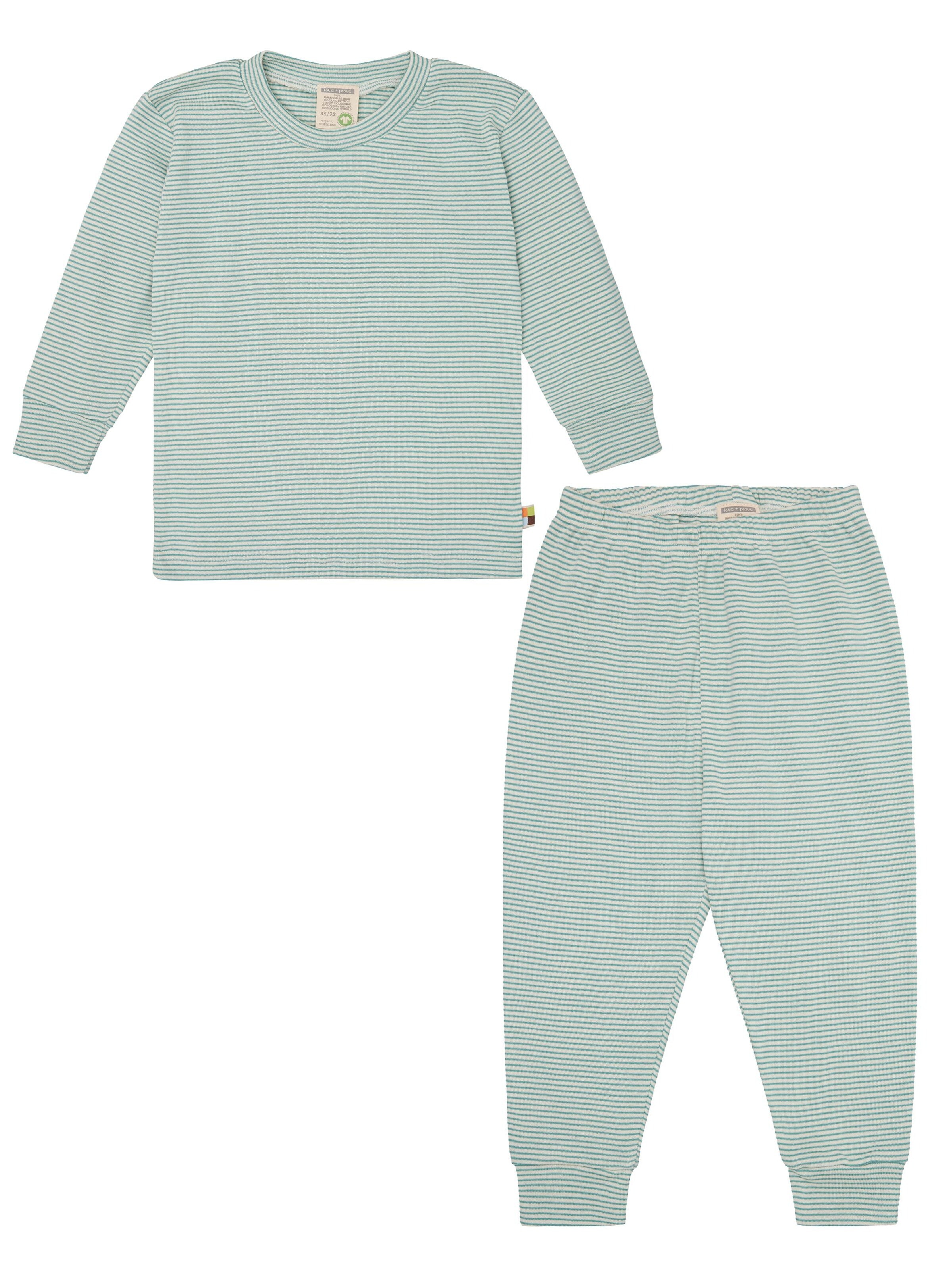 loud + proud Pajamas in Green: front