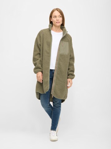 Derbe Fleece Jacket 'Kuschelby Long' in Green