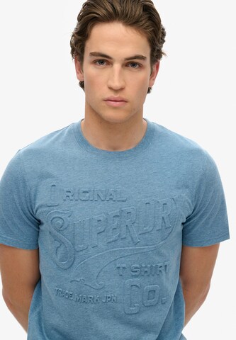 Superdry Shirt in Blauw