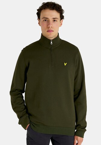 Lyle & Scott Μπλούζα φούτερ σε πράσινο: μπροστά