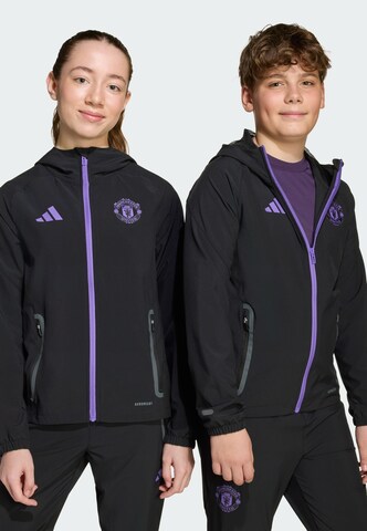 Giacca sportiva 'Manchester United Tiro 25 Competition Vis' di ADIDAS PERFORMANCE in nero