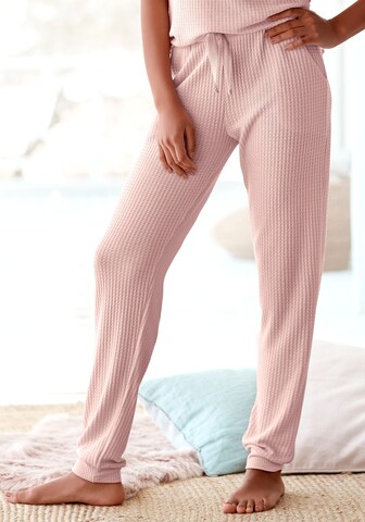 Loosefit Pantalon de pyjama s.Oliver en rose