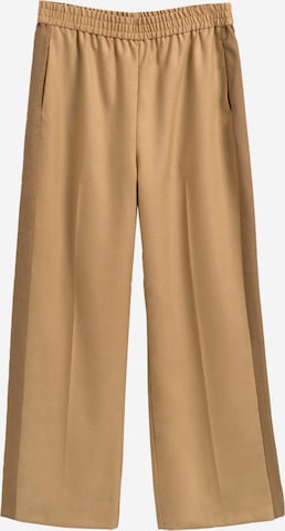 Wide leg Pantaloni di GANT in beige: frontale