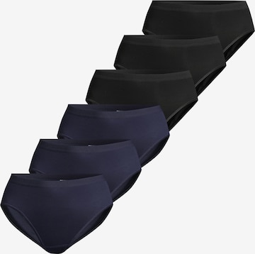CON-TA Slip 'Modal' in Schwarz: Vorderseite