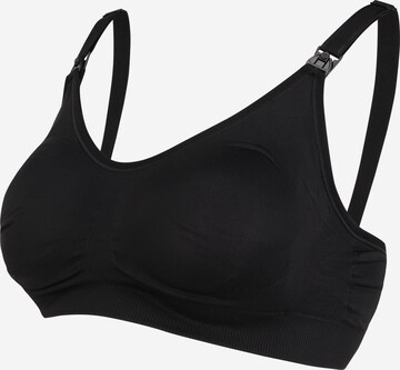 Sutien de tricou Sutiene alăptare de la Medela pe negru: față