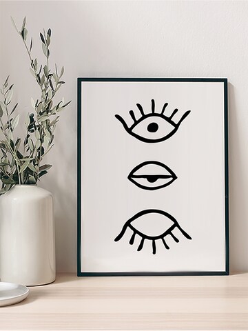 Liv Corday Bild 'Eyes' in Weiß