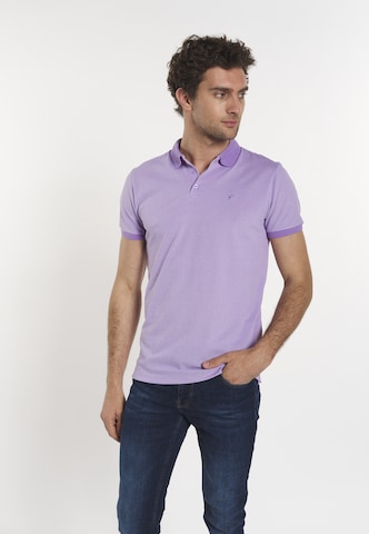 T-Shirt 'CALVIN' DENIM CULTURE en violet : devant
