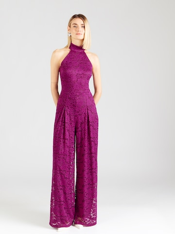 WAL G. Jumpsuit 'WILEMINA' in Purple: front