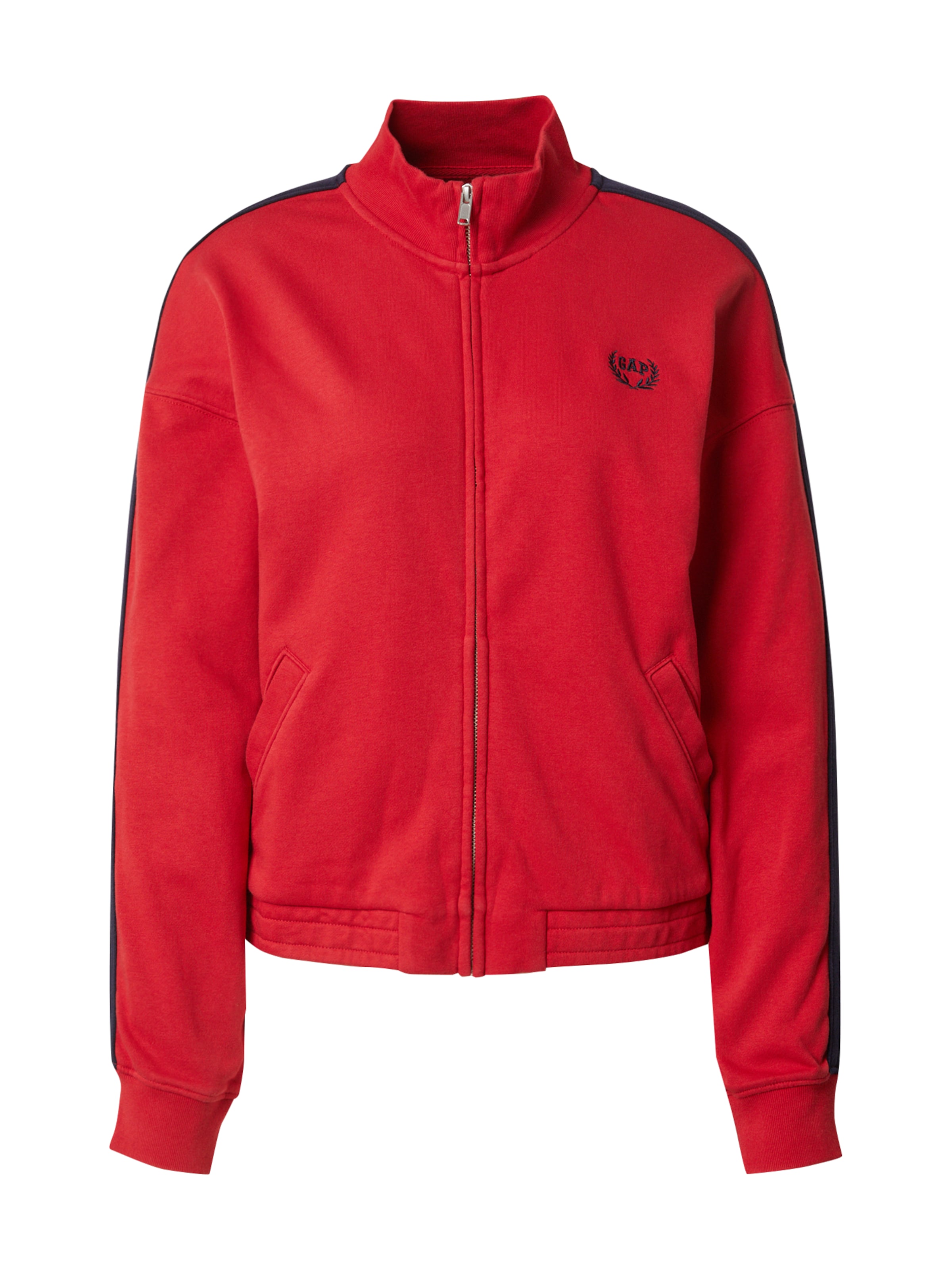 GAP Кофта на молнии в Красный: спереди