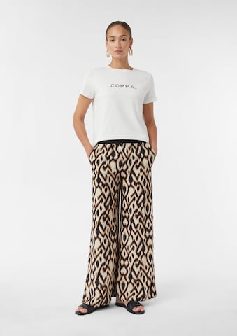 COMMA T-Shirt in Weiß