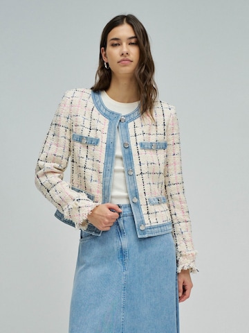 Salsa Jeans Tussenjas in Beige: voorkant