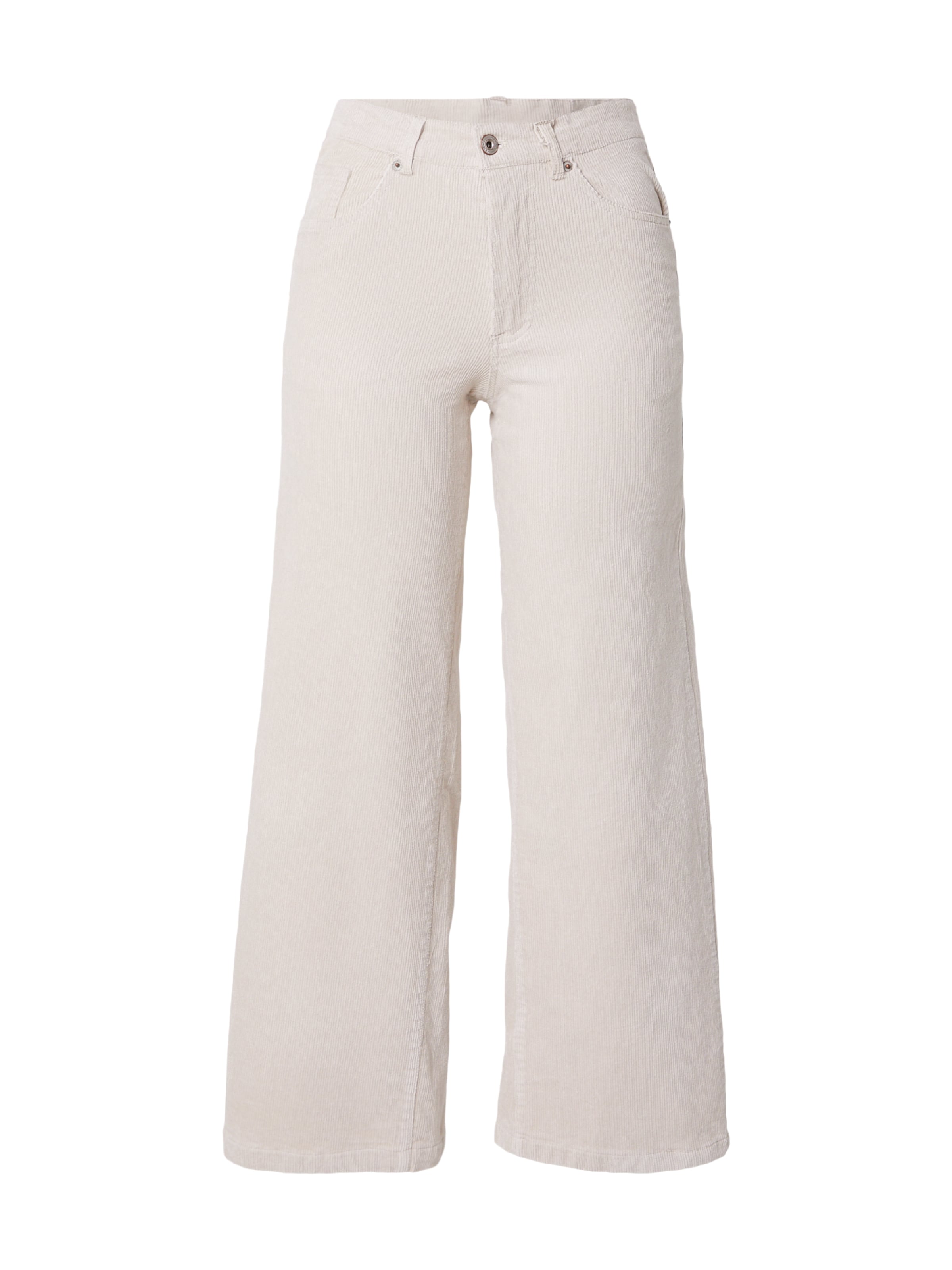 Bootcut Pantalon 'Me44eka' Hailys en beige : devant