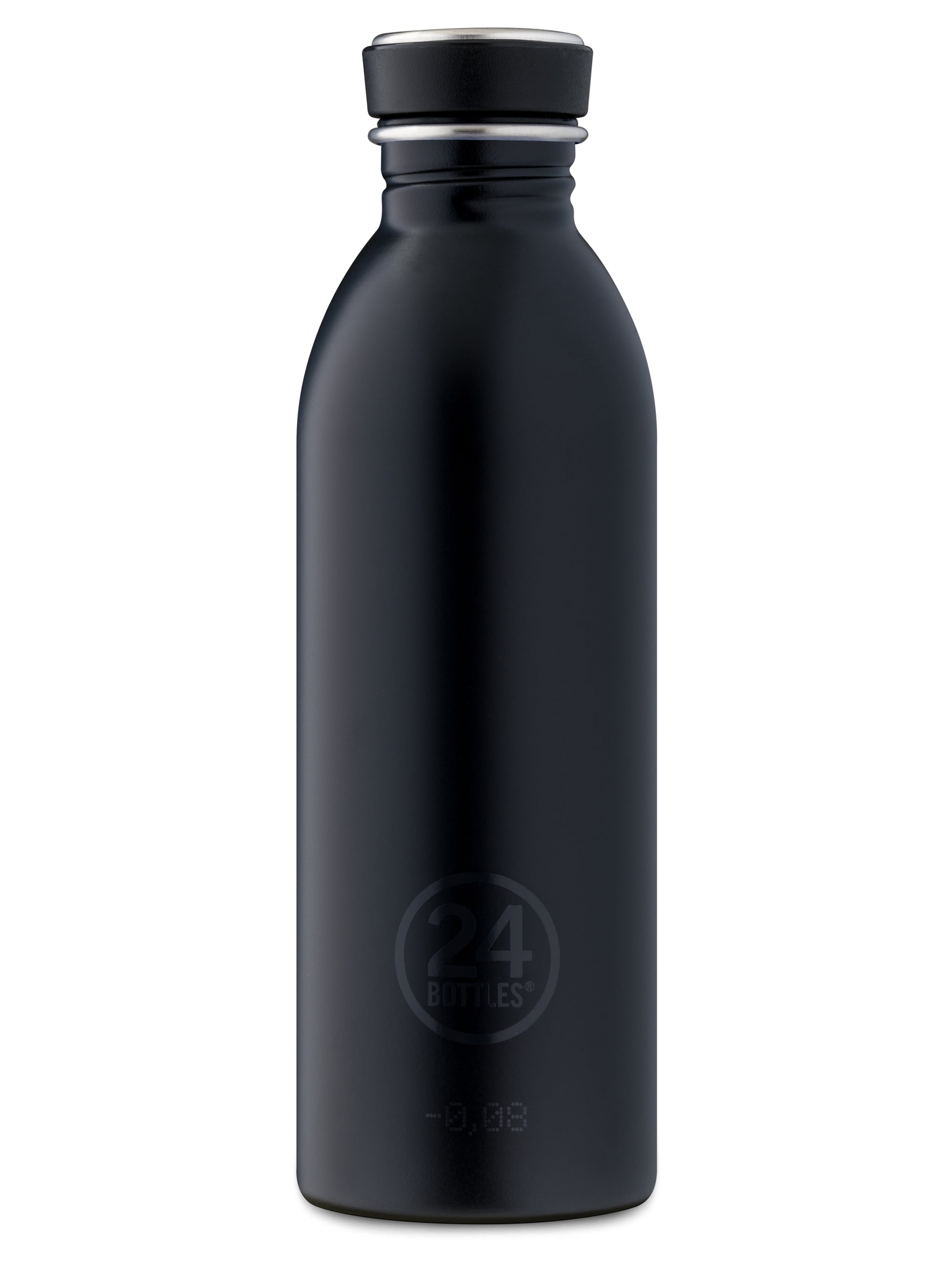 24Bottles Drinkfles 'Clima 0,5 L' in Zwart: voorkant