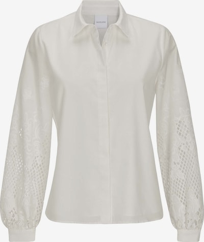 MADELEINE Bluse in wollweiß, Produktansicht