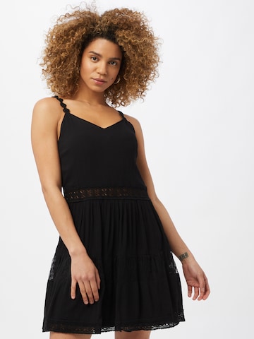 Robe d’été 'Karmen Anne' ONLY en noir : devant