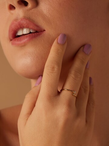 Lucardi Ring in Gold