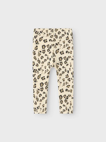 NAME IT - Skinny Leggings 'NBFSOLVEG' em bege