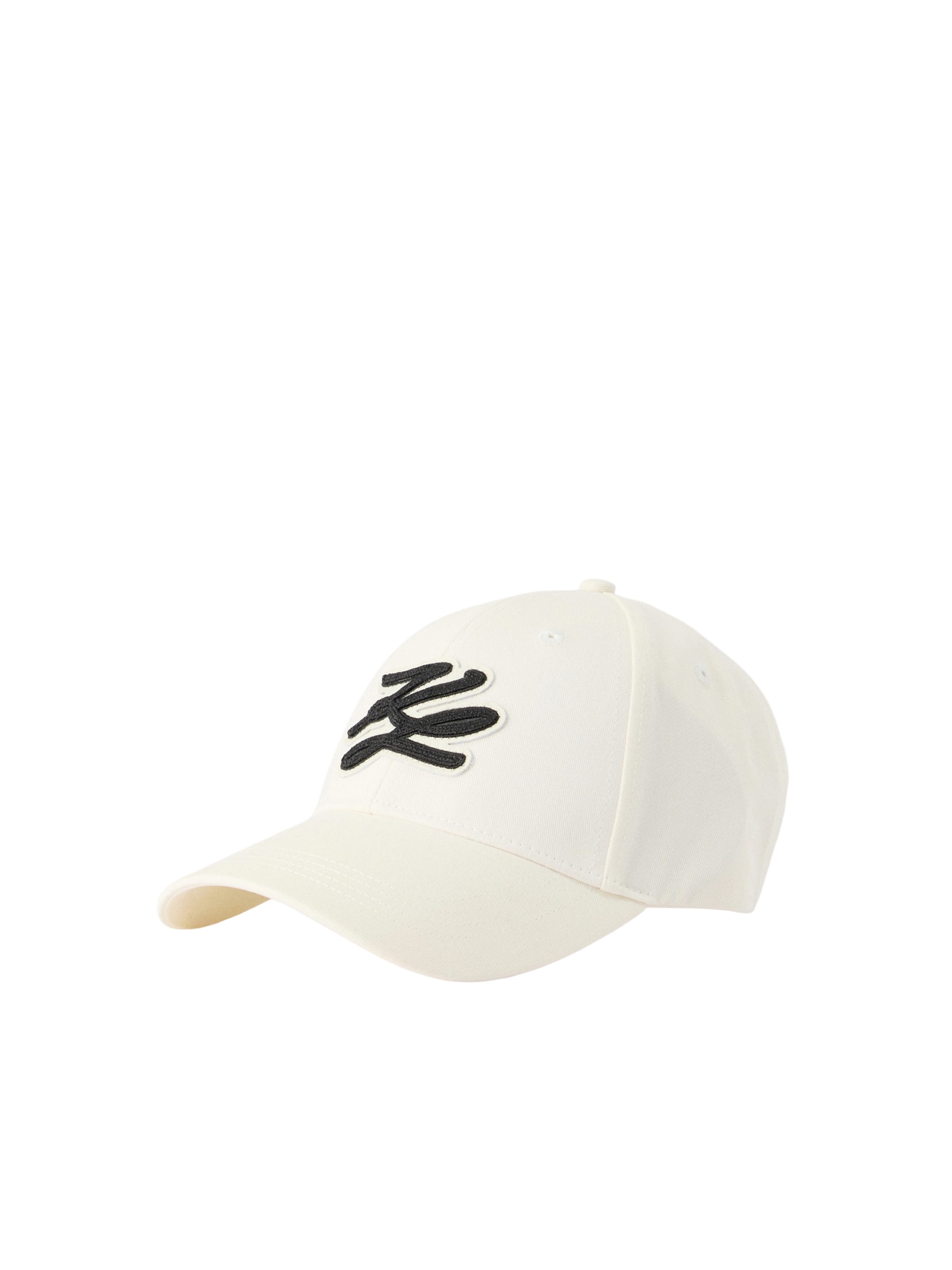 Kepurė 'AUTOGRAPH' iš Karl Lagerfeld, spalva – juoda / balta, Prekių apžvalga