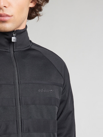 ADIDAS ORIGINALS Zip-Up Hoodie 'The First' in Black