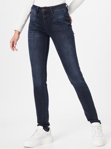 FREEMAN T. PORTER Skinny Jeans 'Alexa' in Blauw: voorkant