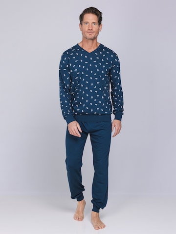 Pastunette Pyjama lang‌‌ in Grün: Vorderseite