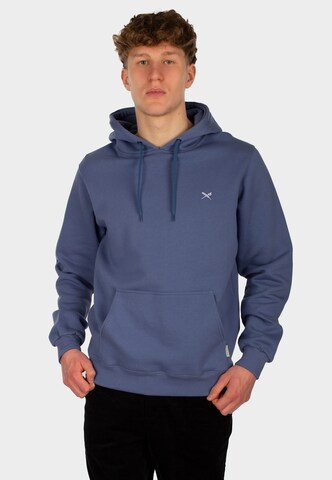 Iriedaily Regular Fit Sweatshirt 'Mini Flag 2' in Blau: Vorderseite