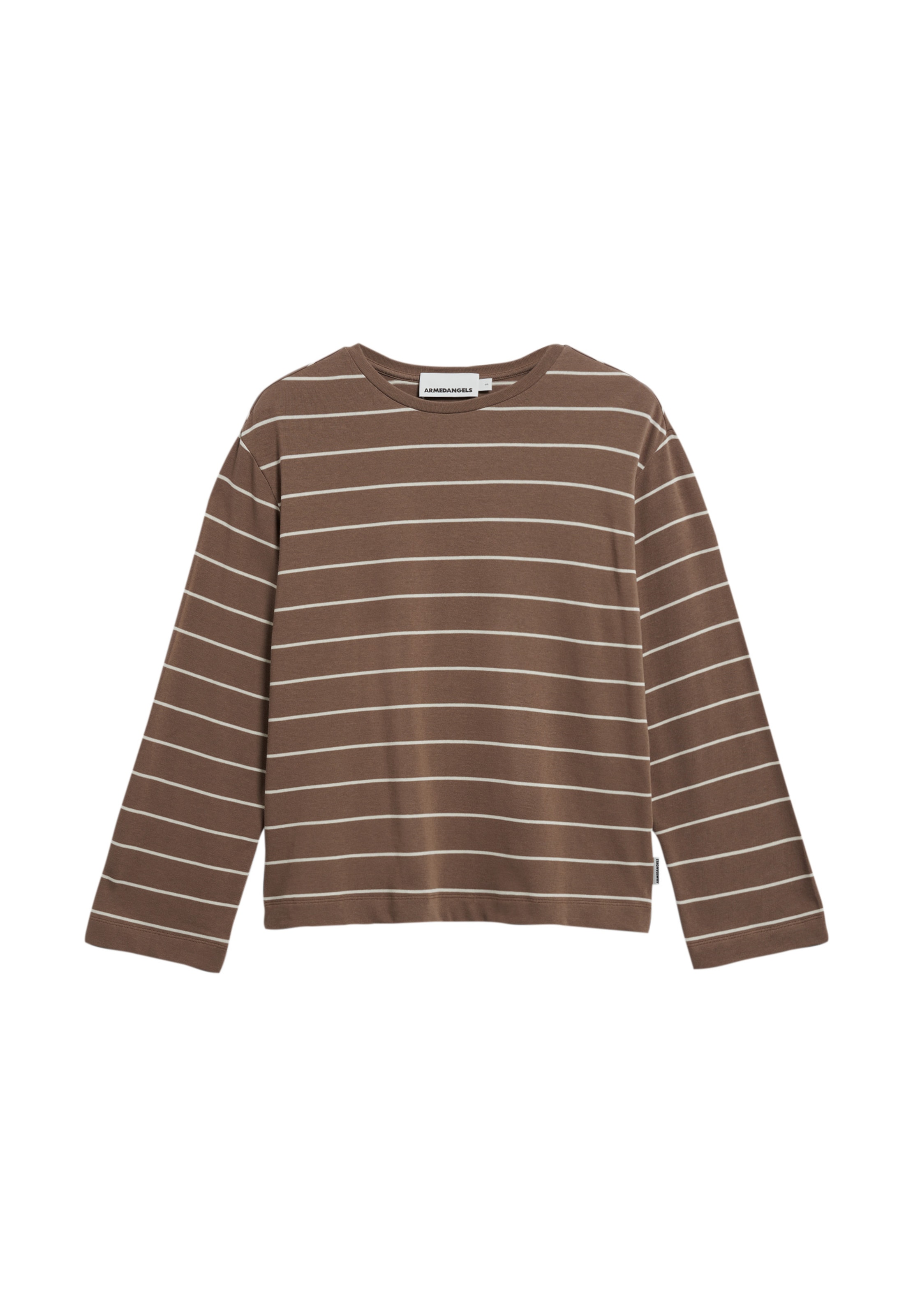 ARMEDANGELS Shirt 'MARYNAA' in de kleur Bruin, Productweergave