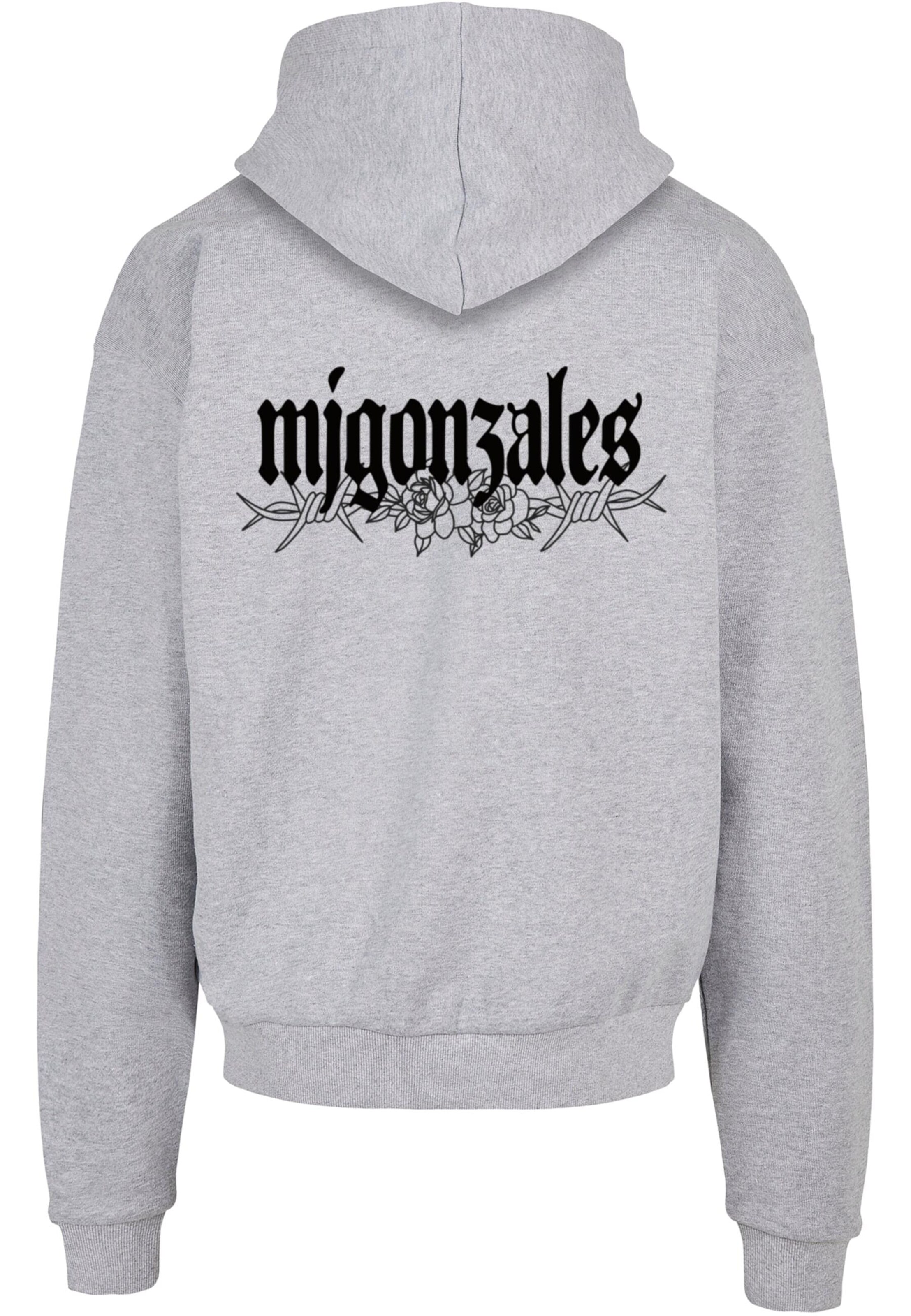 MJ Gonzales Sweatshirt 'Barbed Bloom' in Grey