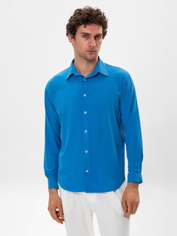 Antioch Shirt in Blue: front