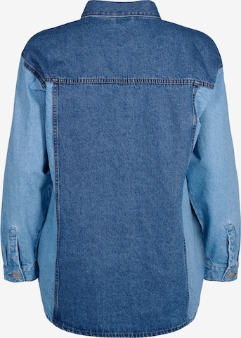 Zizzi Prehodna jakna 'JTHALEEN' | modra barva