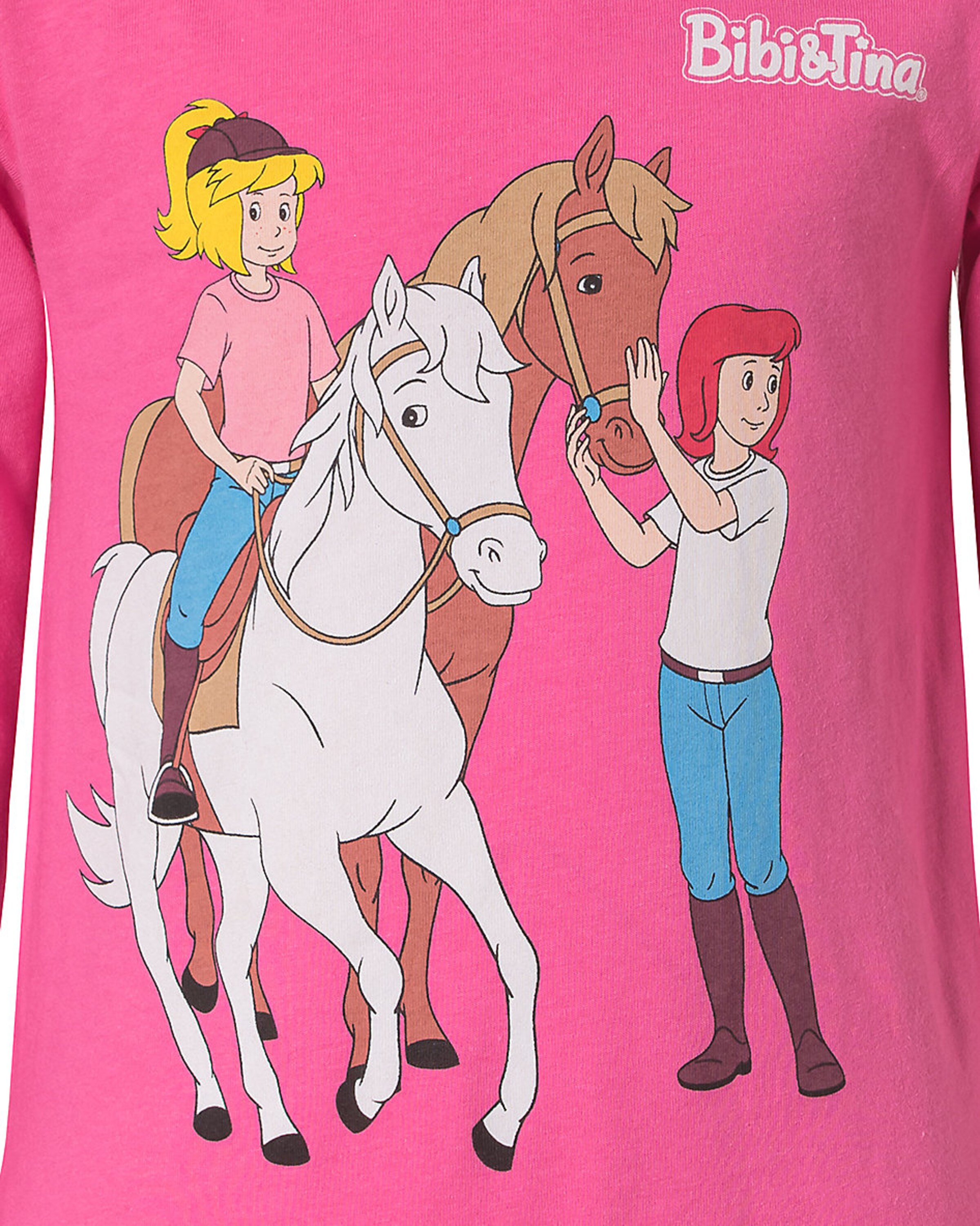 Bibi & Tina T-Shirt Für Frauen – Typographie-Design, 100% Baumwolle