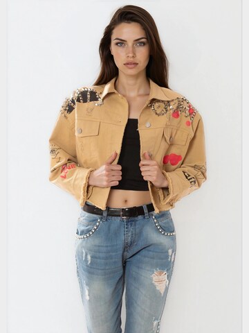 Veste mi-saison 'Enjoy' MATSOUR’I en beige