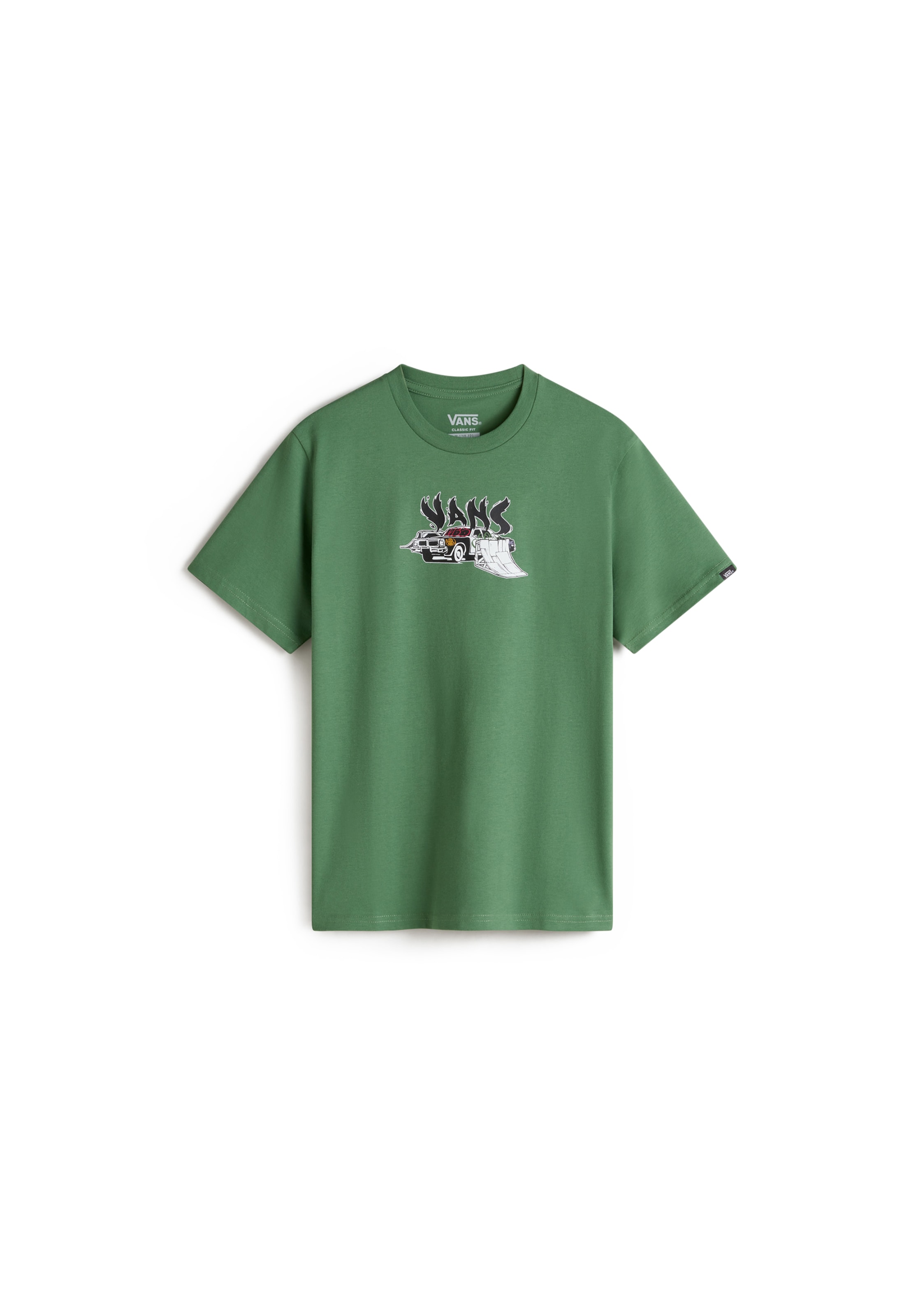 VANS Футболка в Зеленый: спереди
