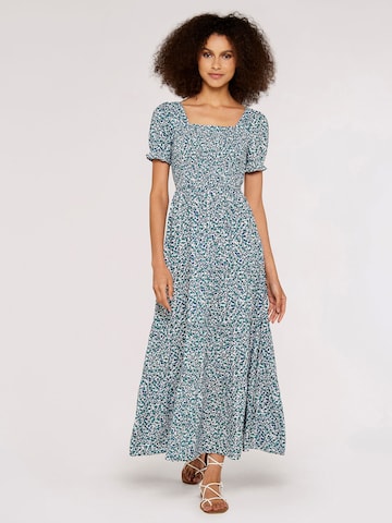 Apricot Jurk 'Milkmaid' in Beige: voorkant