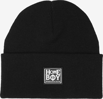 HOMEBOY Beanie 'Baldy' in Black: front