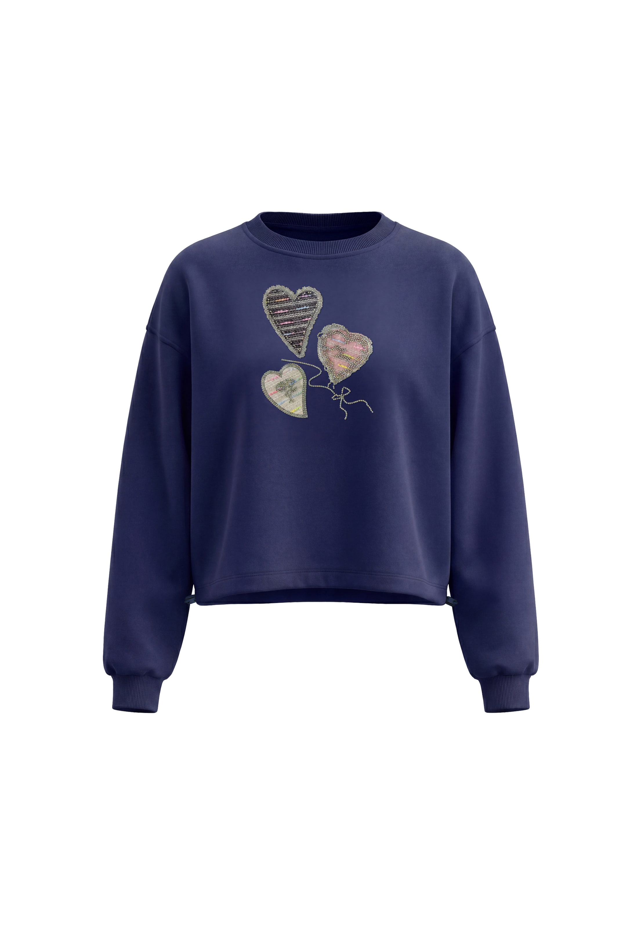 Sweat-shirt MYMO en bleu : devant