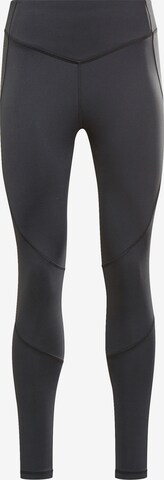 Skinny Pantaloni sportivi 'Two Tone Studio Tight' di Reebok in nero: frontale