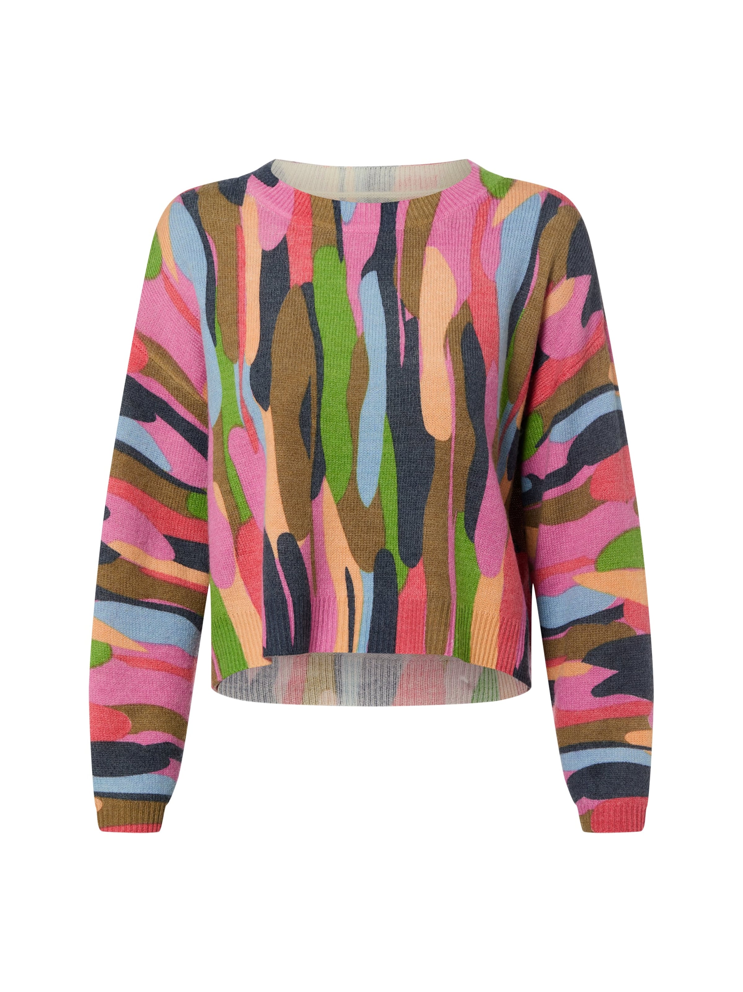 Pull-over 'Nuamara' NÜMPH en mélange de couleurs : devant