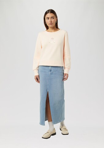 Sweat-shirt comma casual identity en beige