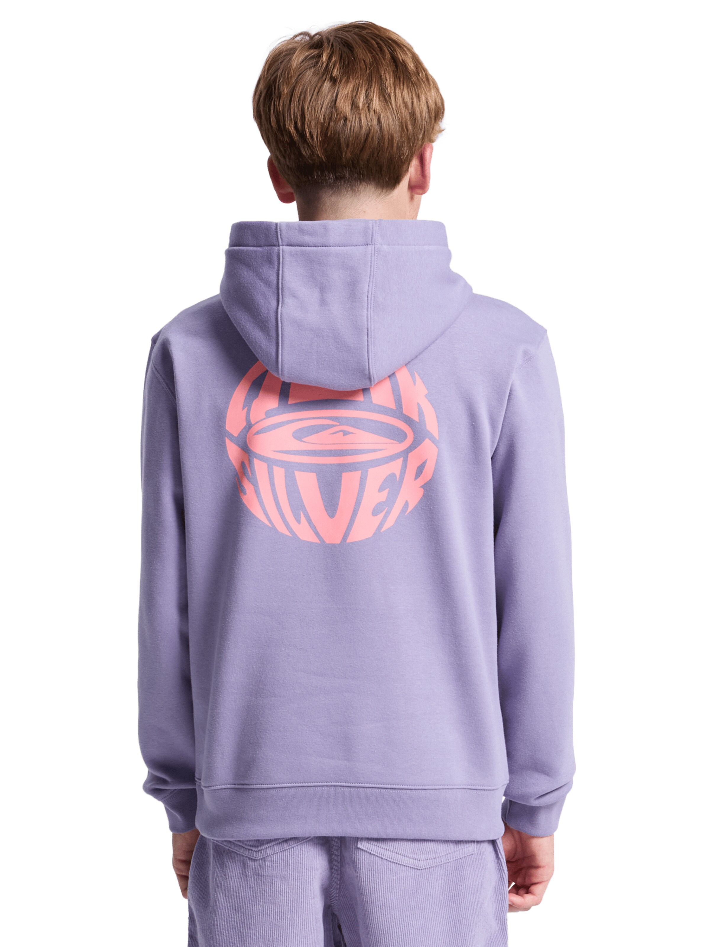 QUIKSILVER Fleecesweatshirt 'Quik Globe' in Lila